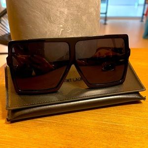 Saint Laurent
Women's Betty Oversized Square Shield Sunglasses, 68mm